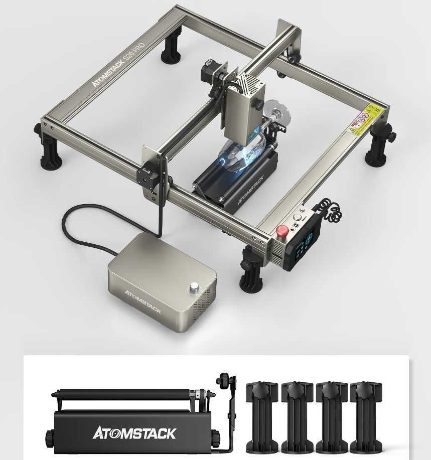 Лазер за Гравиране и Рязане ATOMSTACK S20 Pro 130W 95x40cm + ЕКСТРИ!