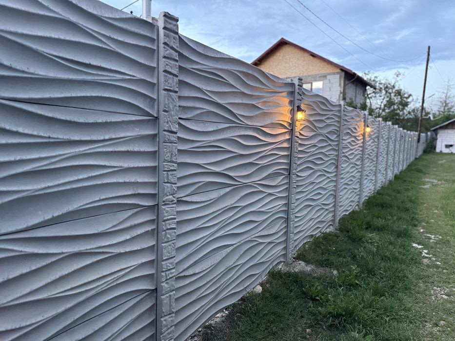 Gard placi beton