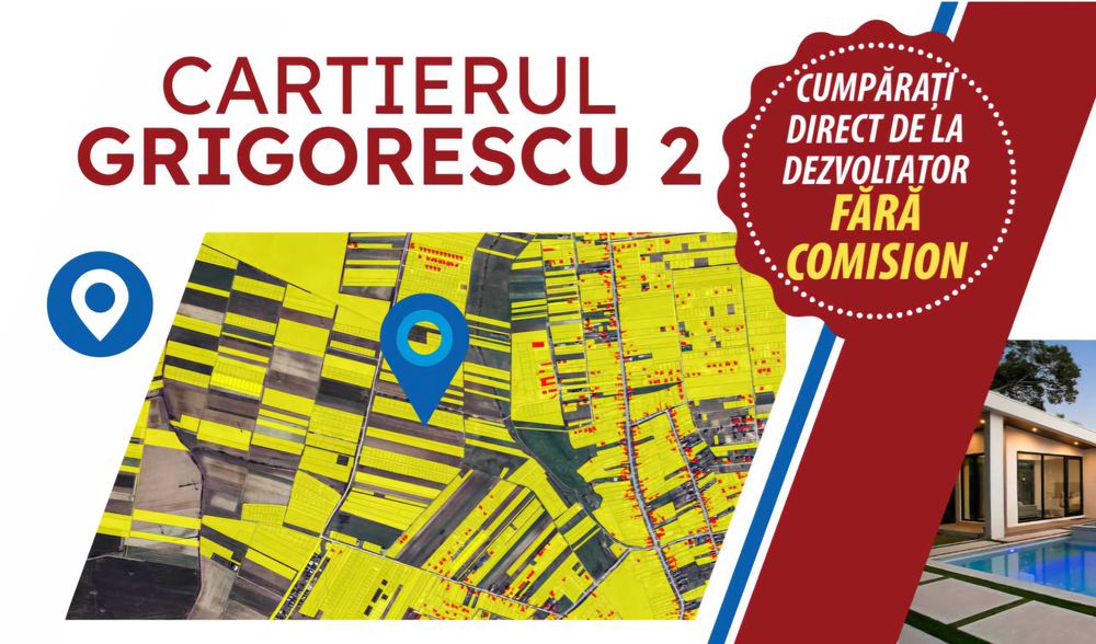 Parcela in Oradea Cartierul Grigorescu 2 la PADURE 500 mp teren