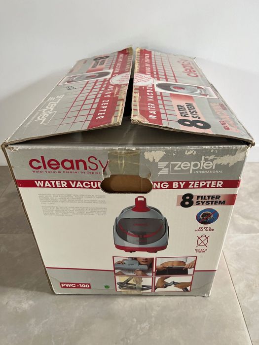 Aspirator cu filtrare prin apa Zepter Cleansy fara sac