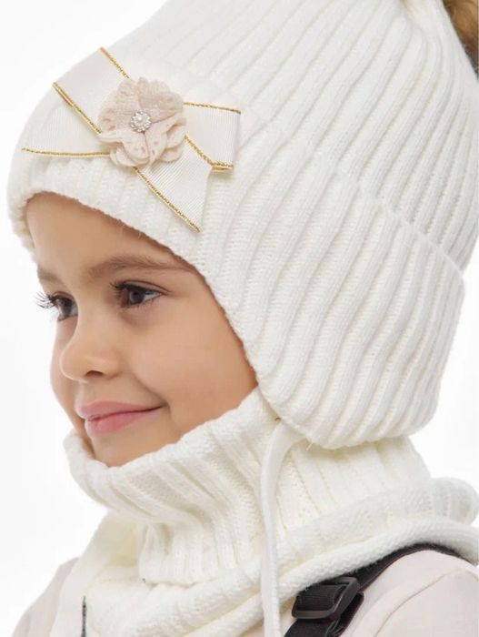 Детские шапик со снудом
