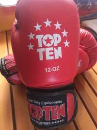 Боксерские перчатки TOP TEN+ Лента
