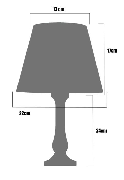 Детска настолна лампа в розово