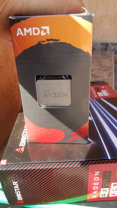 Ryzen 3 4300G RX550 4GB 500W cooler master