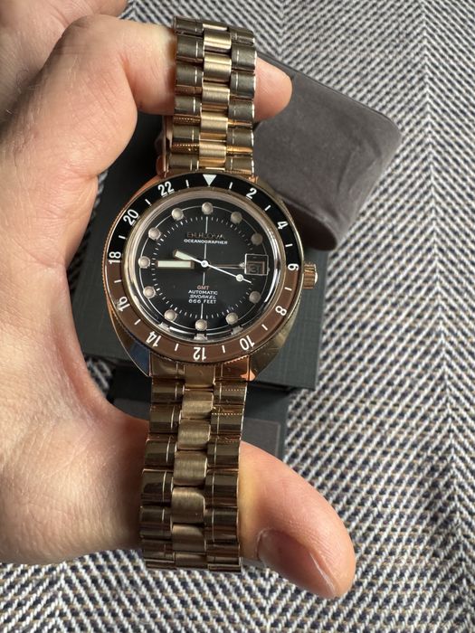 Bulova Oceanographer Devil 666ft GMT Automatic Rose Gold