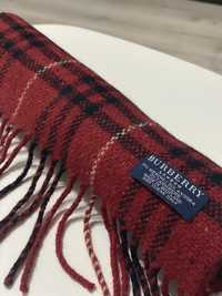 Шарф Burberry Red Check Merino Angora Cashmere