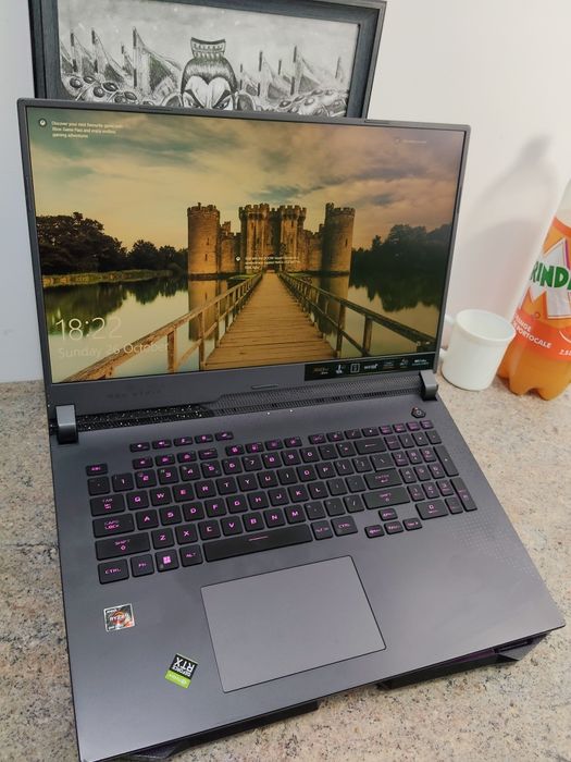Laptop Asus Rog G17 Ryzen9 6900HX, RTX 3070 TI, 360hz display