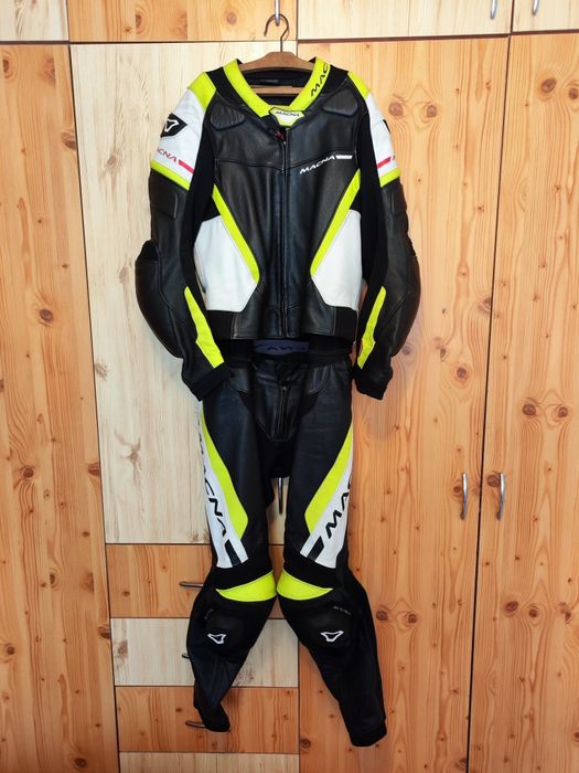 Combinezon moto piele 2 piese ca NOU L 52