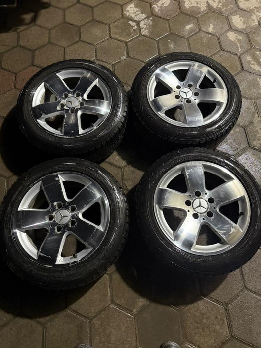 Диски R16 на зимней резина на мерседес