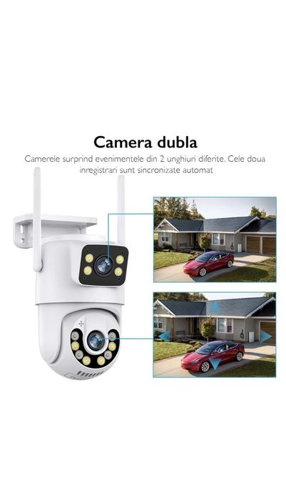 Camera de supraveghere WiFi 4K interior/exterior