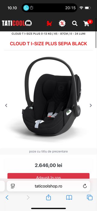 SCOICA Cybex Cloud T plus BAZA Isofix T