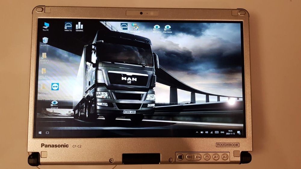 Tester camioane MAN MCII + Tableta Panasonic Militara, versiune full