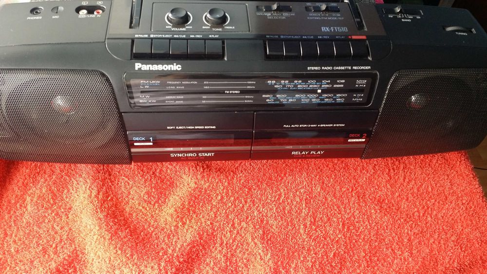 Radiocasetofon Dublu Panasonic RX - FT 510