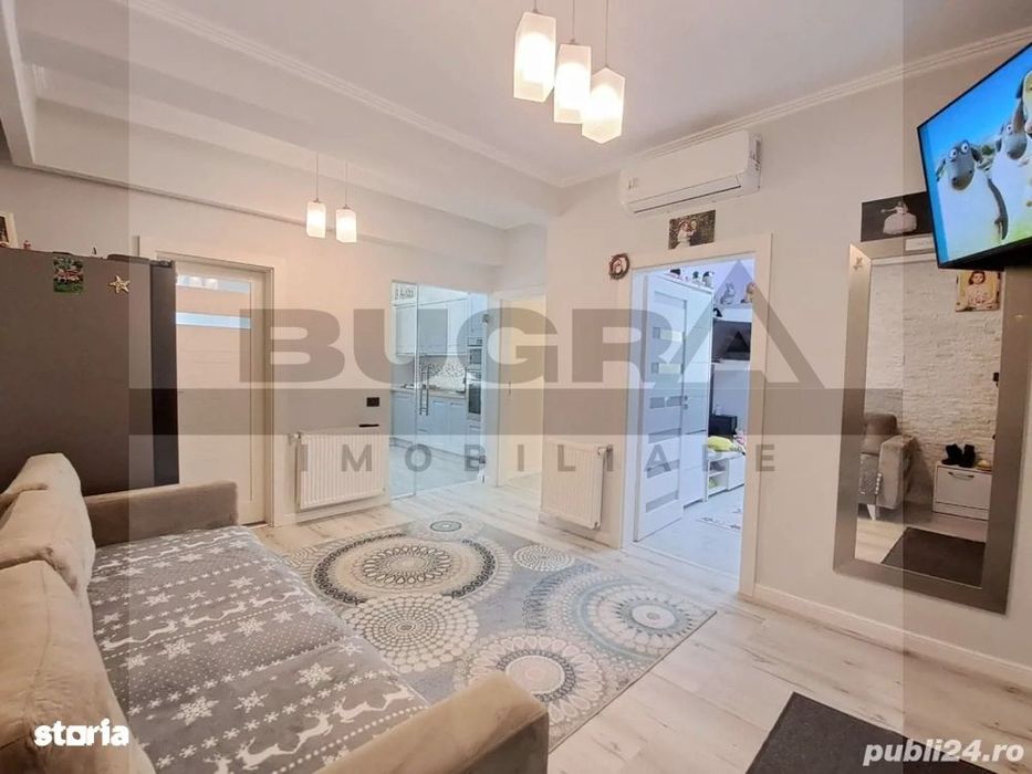 Apartament de 3 camere, modern, 57mp, parcare, Apahida