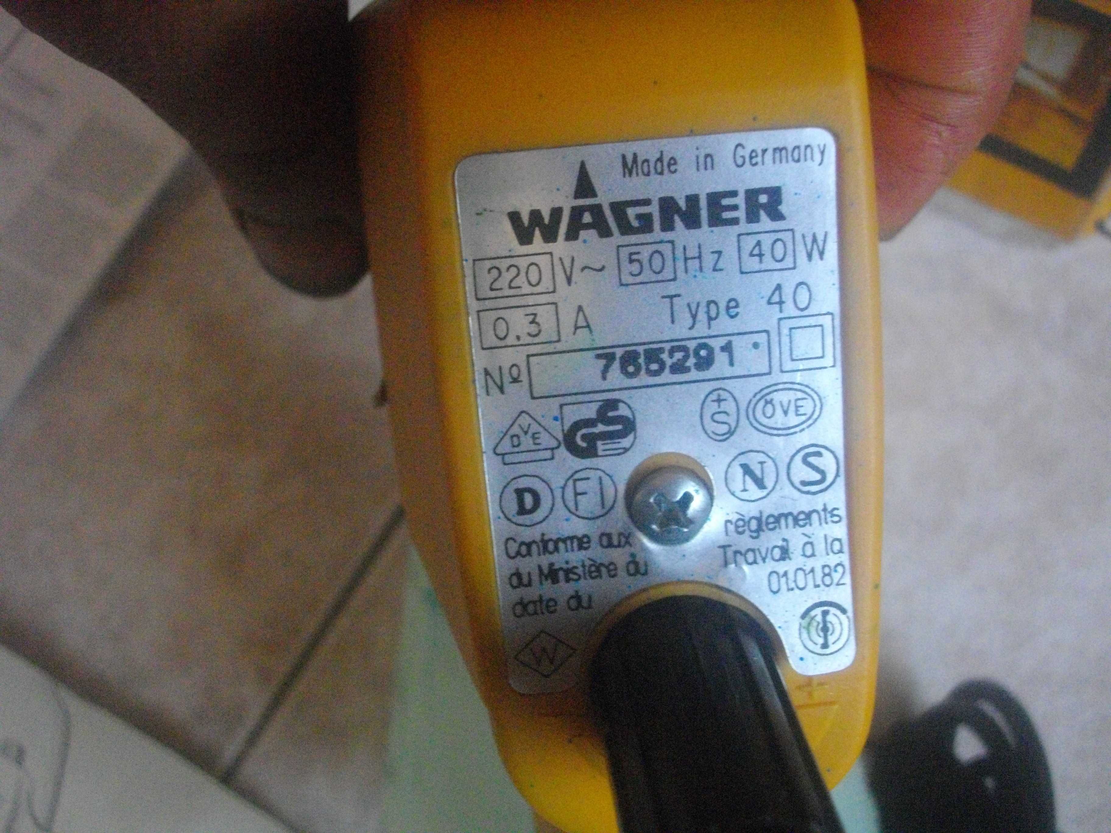 Made in Germany Wagner W70/W200 Ел. Пистолет за боядисване 70W/ 60W