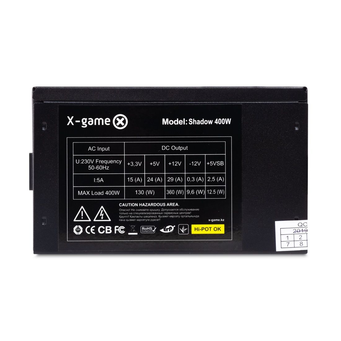 Блок питания x-game 400w