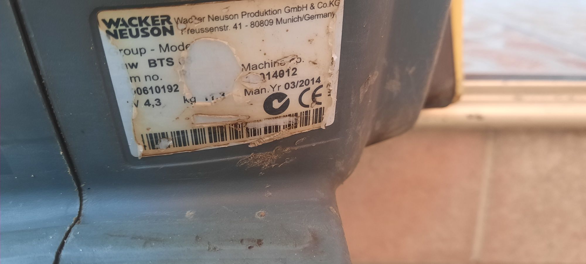 Wacker Neuson BTS635s Машина за рязане на бетон Камък
