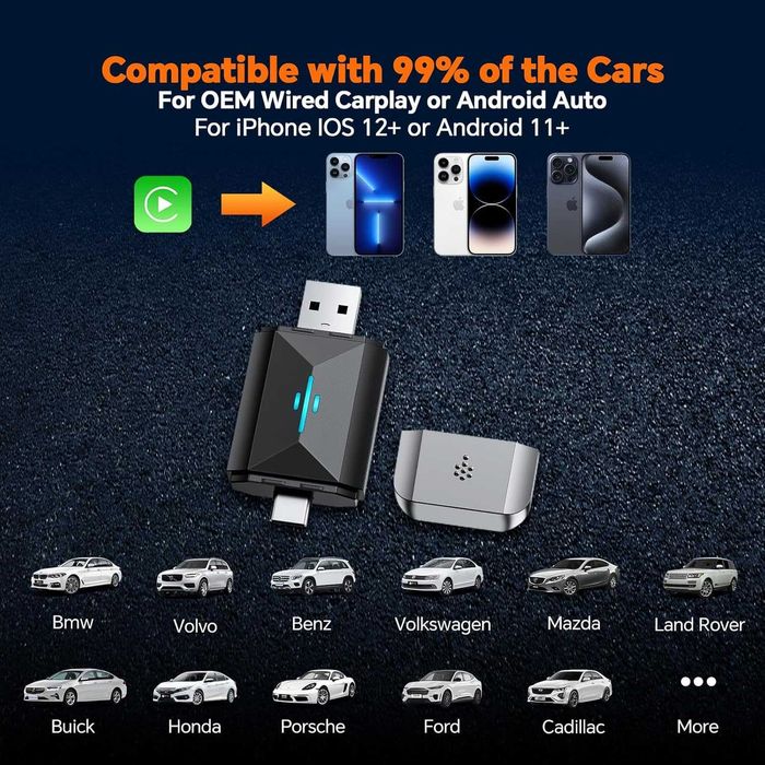 Безжичен адаптер CarPlay