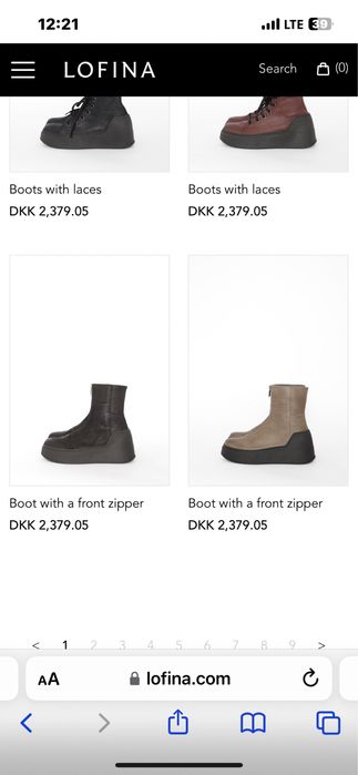 Ghete / cizme Lofina 36 piele naturala