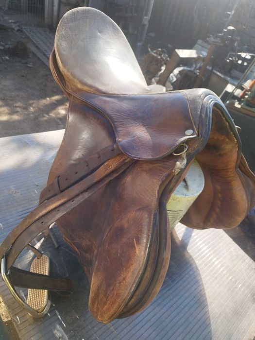 Șa de piele călărie