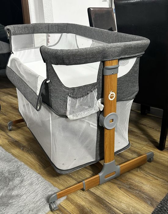 Patut co-sleeper 4 in 1 Smart Bed, Grey, MoMi