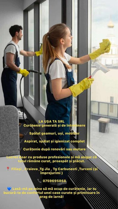 Ofer servicii de curatenie