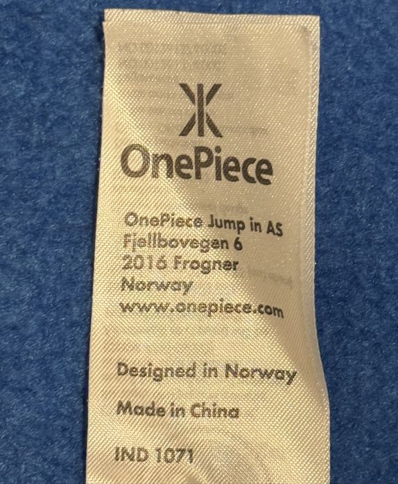 OnePiece Onesie Marius Original, marimea S, ca noua