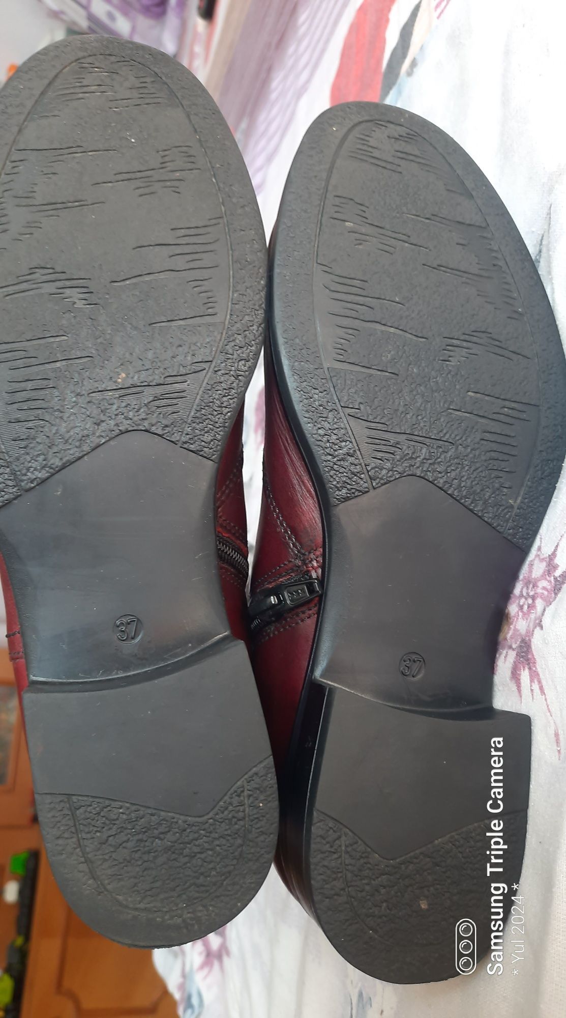 Ghete damă piele măsură 37