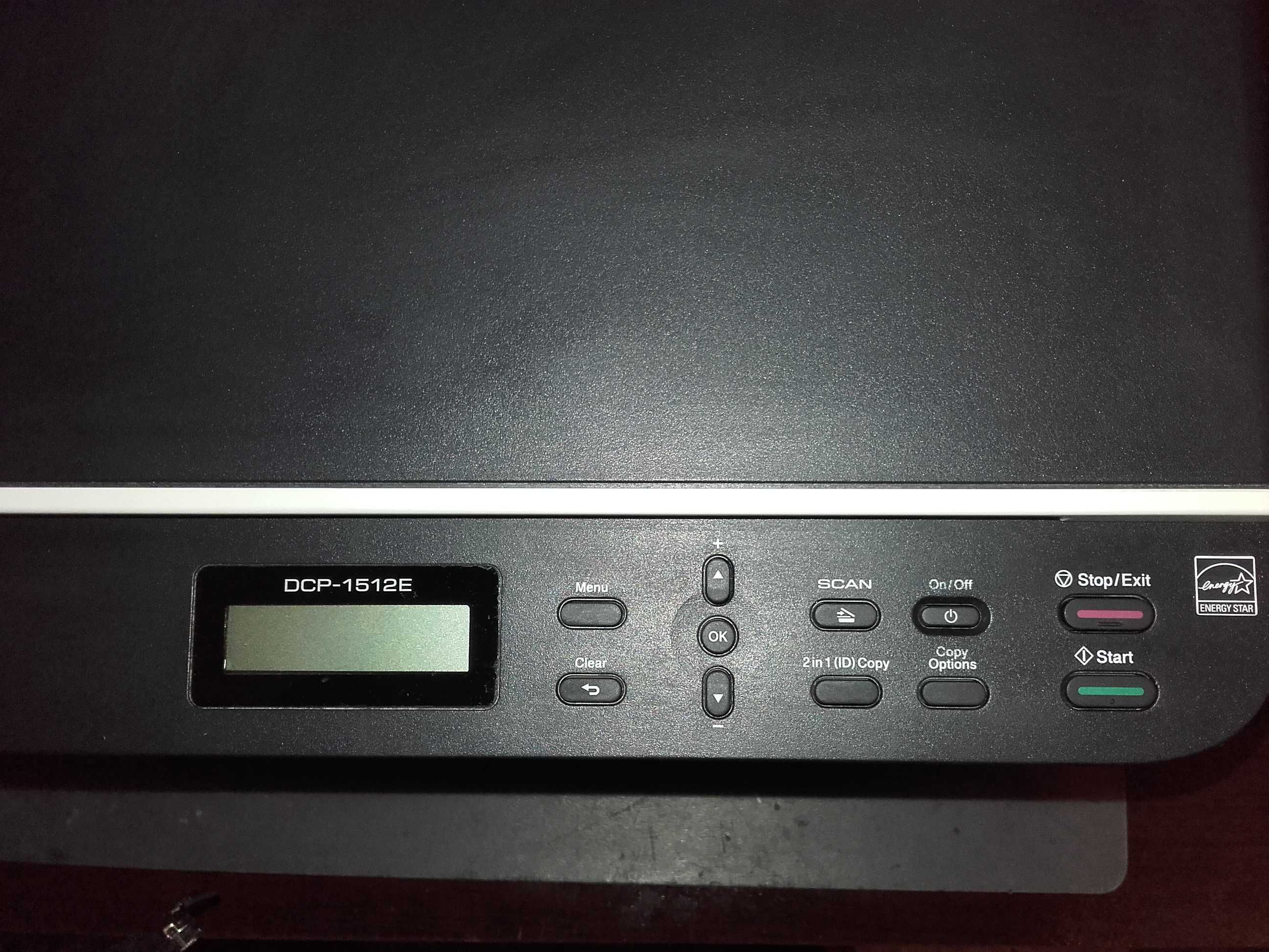 Нов!!! Лазерен принтер, скенер, копир 3 в 1 Brother DCP - 1512Е