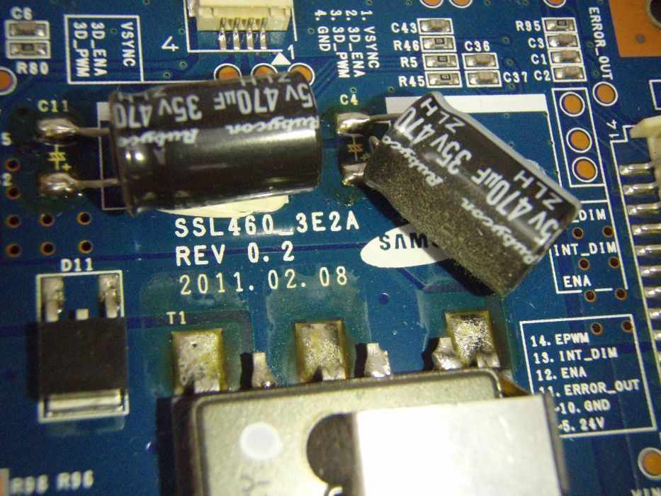 Driver LED Samsung SSL460_3E2A rev 0.2