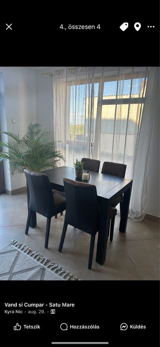 De canzare masa+4 scaune