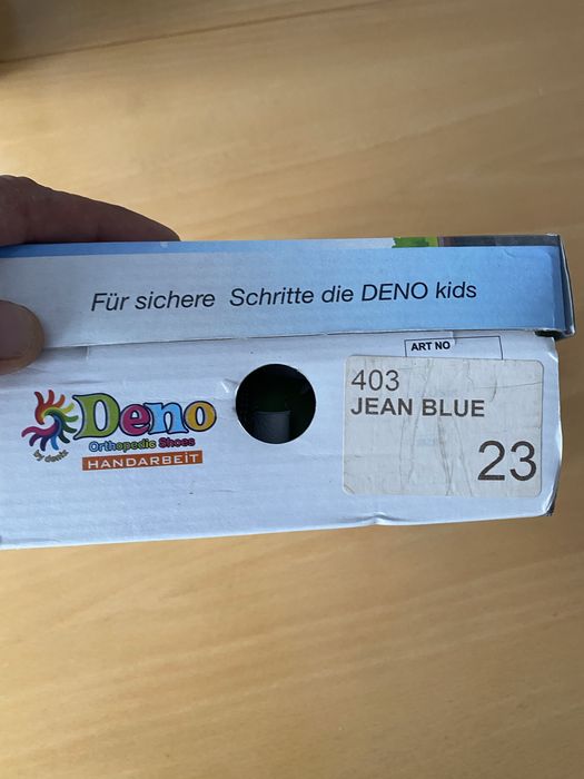 Детски ортопедични ръчно направени обувки “Deno” kids