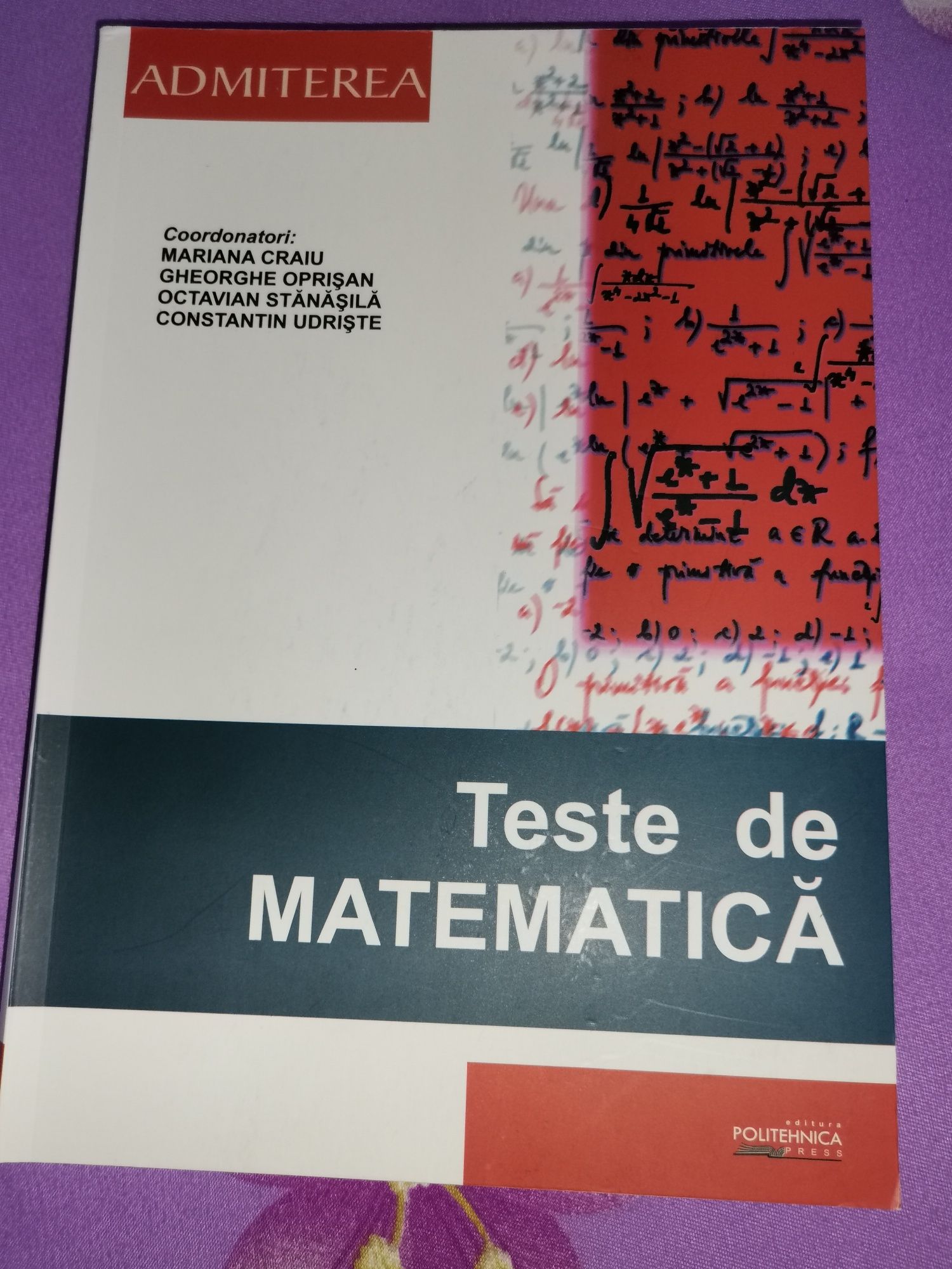 Culegeri, clasa a 11 a, bacalaureat si admitere la politehnica