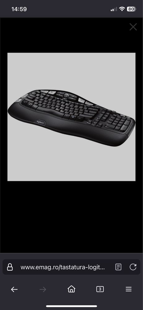 Tastatura k350 wireless ca noua