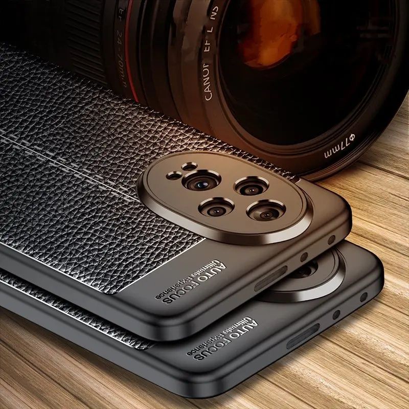 Honor 200 / 200 Pro / Лукс кейс гръб кожена шарка