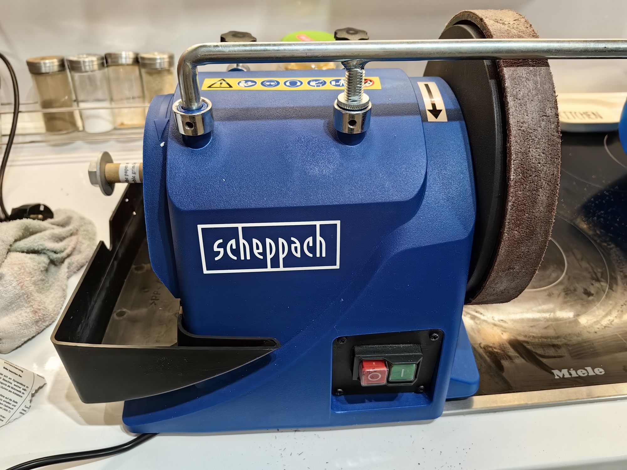 Машина за водно заточване 120W, Scheppach TIGER 2000S