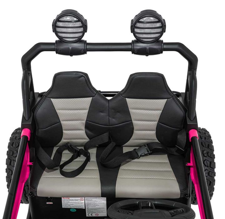 UTV electric pt copii cu 2 locuri Buggy Speedy 4x4 24V 350W (3558) Roz