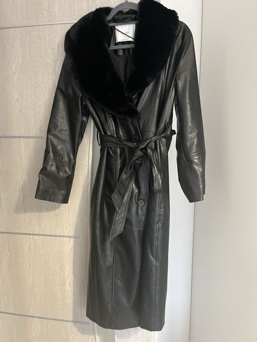 Pardesiu imitatie piele