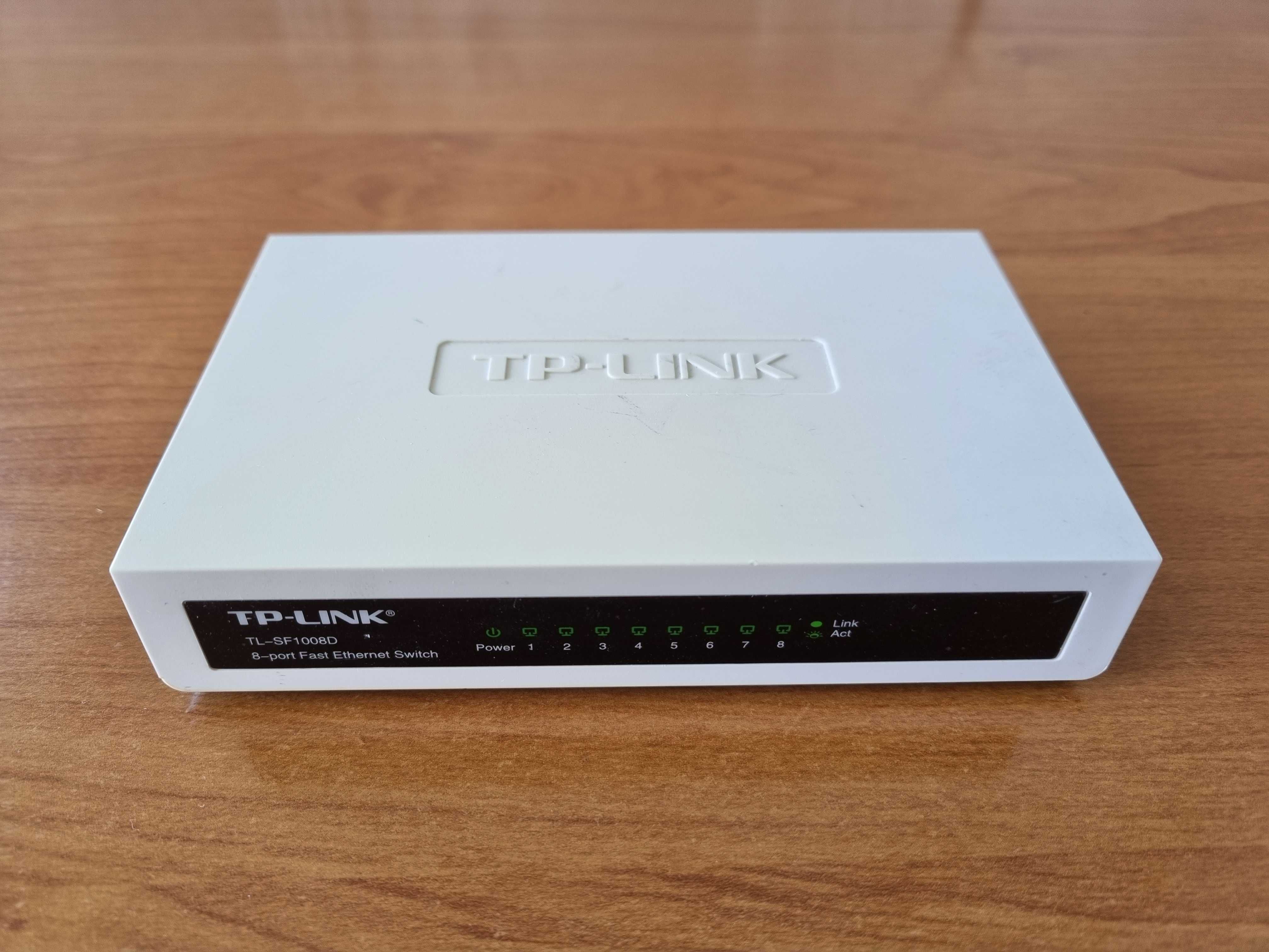 Суич TP-LINK TL-SF1008D с 8 порта