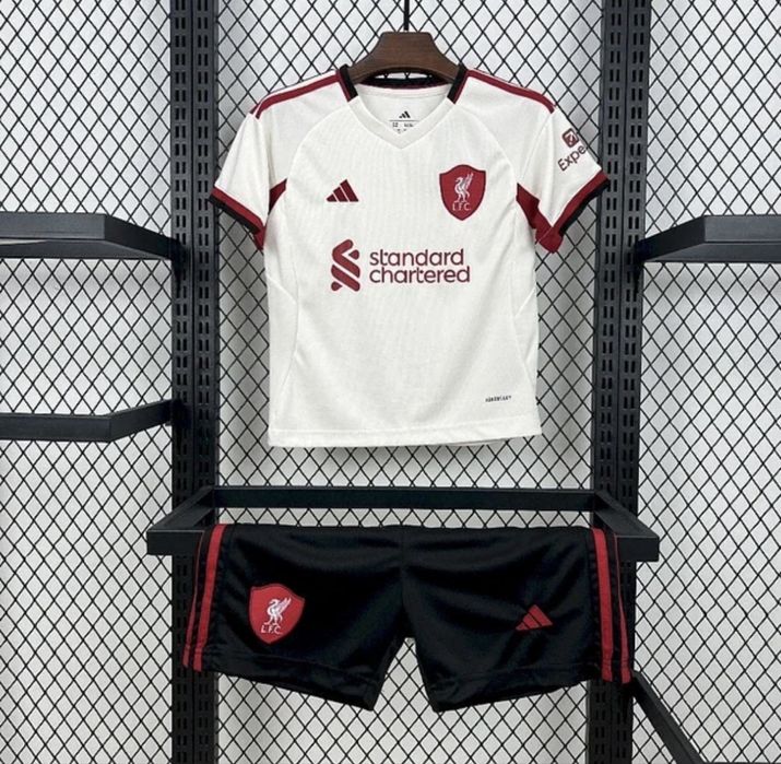 Set echipament fotbal copii (tricou + pantaloni) , Liverpool 25/26