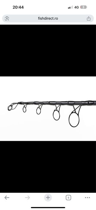 Set 3 Lansete Fox Eos X Telescopic, 3.90m, 3.50lbs 2025