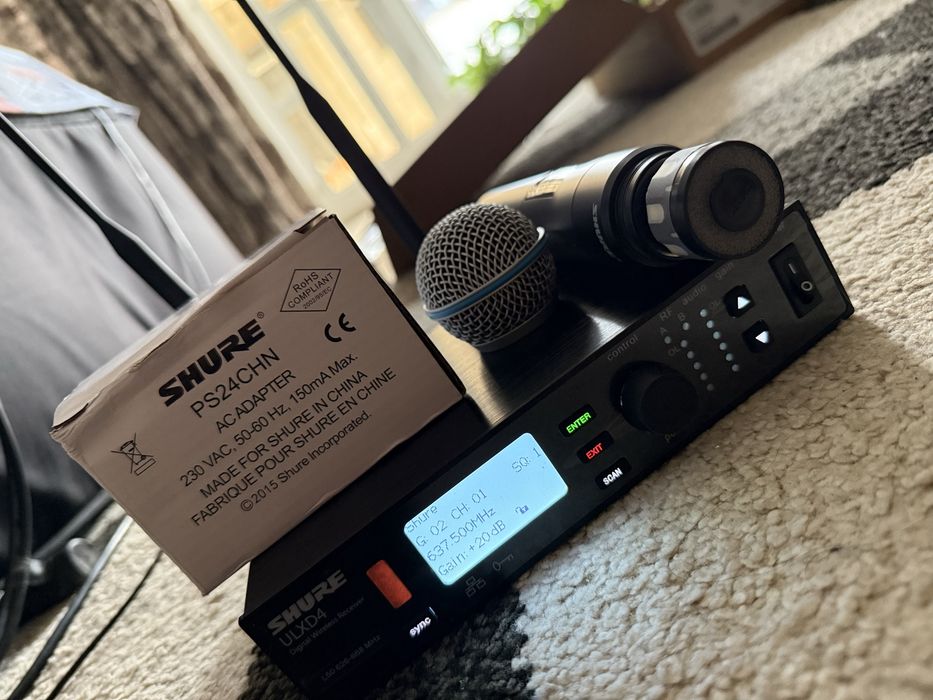 Shure ULX Made in Mexico U.S.A - cel mai bun sunet