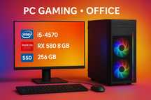 PC Gaming  Office performant - i5 + RX 580 8GB + SSD