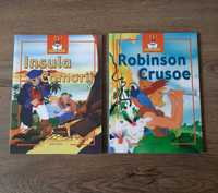 Literatură pentru copii: "Robinson Crusoe","Insula comorii" noi