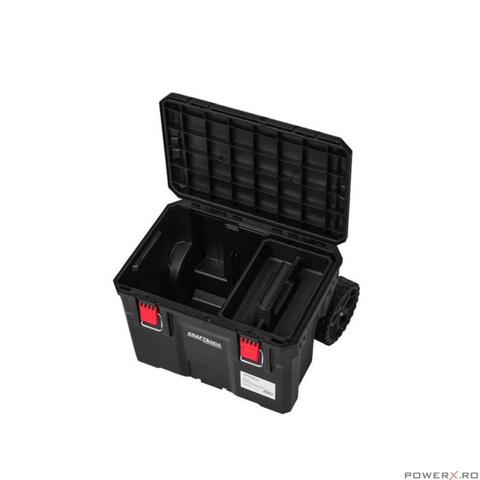 Carucior reglabil cu roti pentru transport, 3 sertare depozitare,