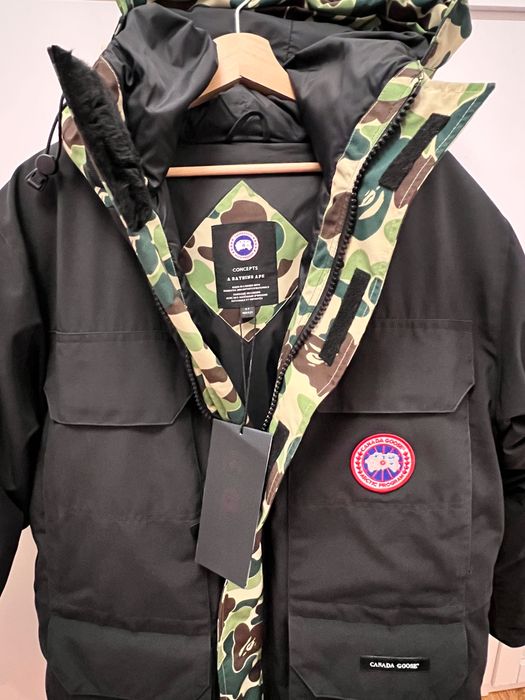 Canada Goose x Bape x Concepts ABC Camo Expedition Parka
