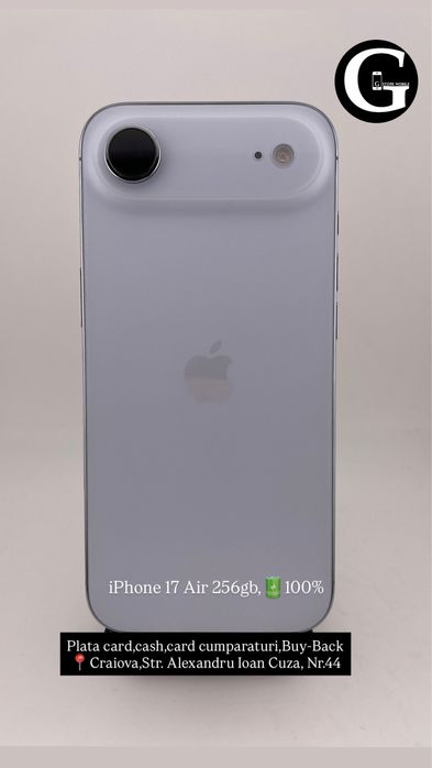 G Store Mobile! OFERTA: iPhone 17 Air 256gb,100% !