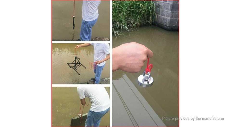 36mm 50кг Магнит за магнитен риболов, с кука (халка) Magnet fishing