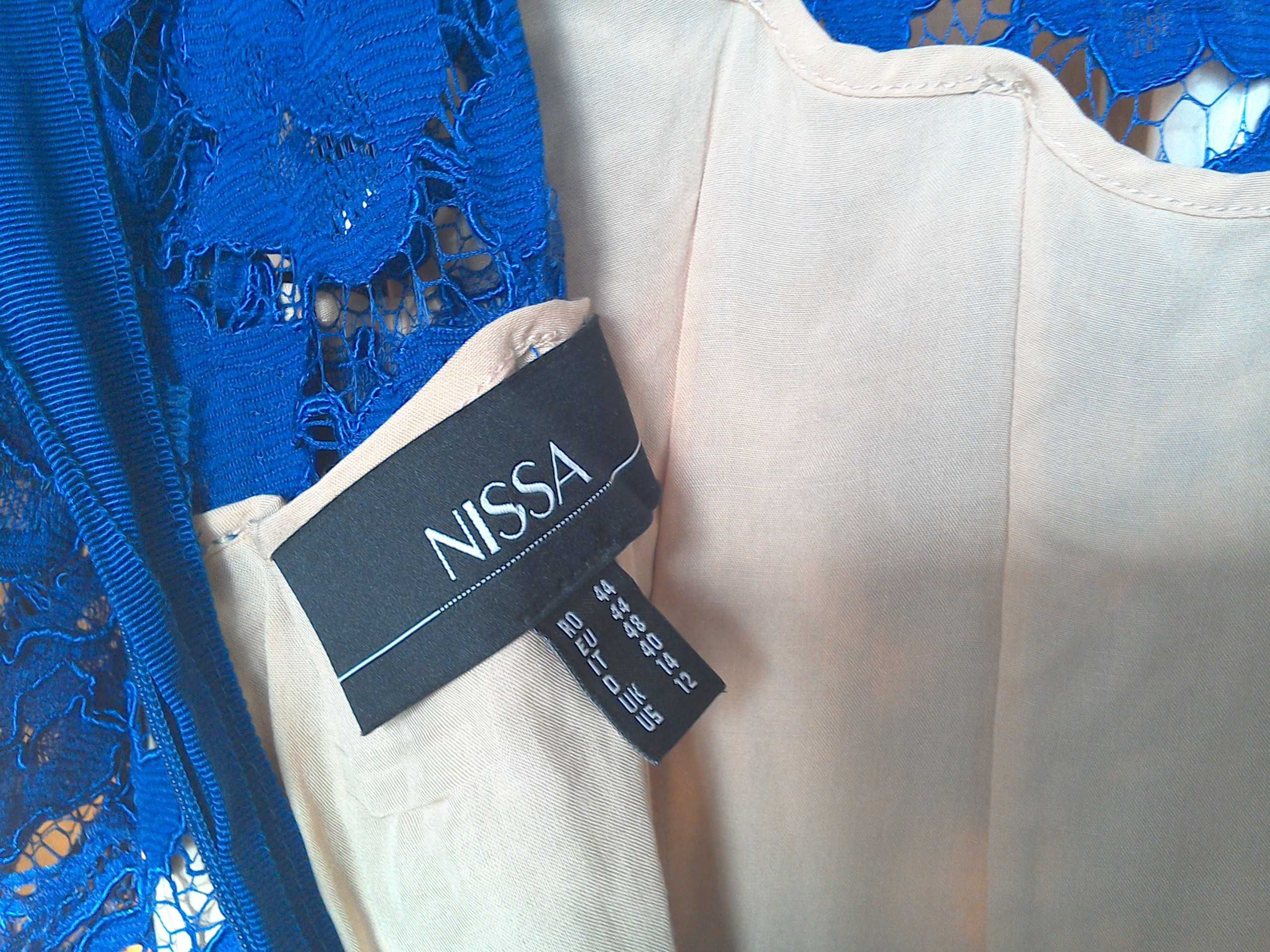 Rochie de dantelă albastră – Nissa