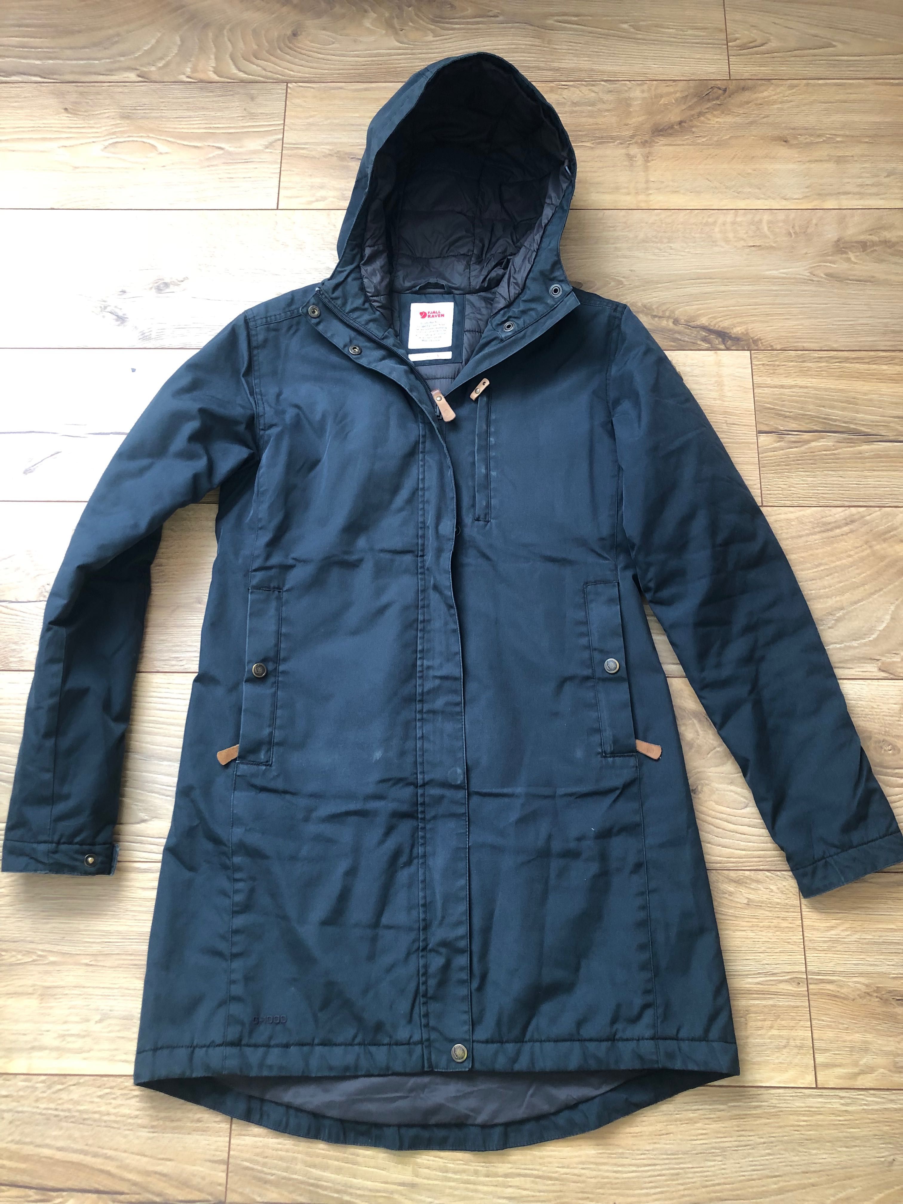 FJALLRAVEN-jacheta lunga tip Parka pentru dame, marimea S